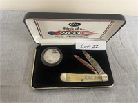 Case 2000 New Millennium Knife/Coin Set, No: 194