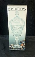 Confections Indiana glass diamond point candy box