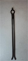 Blacksmith tongs approx 21 inches long