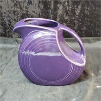 Purple Fiesta ware pitcher