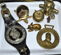Vintage Horse Brass ER Edward VII Turtle Plus!