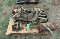 Assorted JD Tractor Parts - Dash, Brakes, Lights