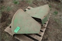 Fenders for JD Unstyled A,B or G Tractor