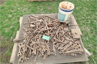 Large Pallet of Vintage Wrenches