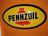 NEW Pennzoil Sign - 91"x52"