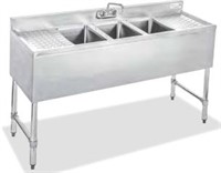 NEW SWBAR3B60-LR Under Bar 3 Comp. Sink ($1162.20)