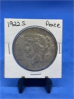 1922 S Peace Silver Dollar