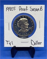 1980 S Susan B Anthony Proof Dollar