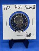 1999 Susan B Anthony Proof Dollar