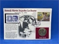 1969 Kenndey Stamp & Coin Set