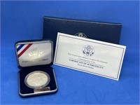 2002 US Military Academy Comm Silver Dollar