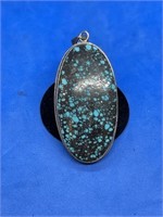 Sterling Silver & Turquoise Pendant