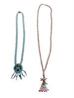 Vintage Handmade Native American Beaded Necklaces