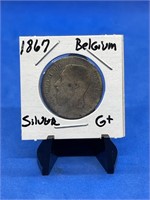 19867 Silver Belgium Coin