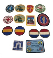 Mixed Lot of Vintage Patches (14 pcs)