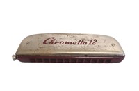Vintage Chrometta 12 M Honer Harmonica - Germany