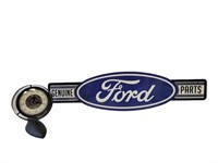 Ford Sign & Mirror Style Car Clock