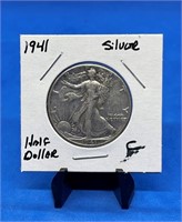 1941 Silver Walking Liberty Half Dollar (Fine)