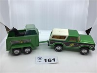NYLINT Stables Truck, Trailer, And Horse