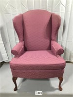 WINGBACK CHAIR, MATCHES LOT 21