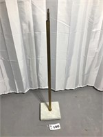 MARBLE AND METAL BASE FOR FLOOR LAMP