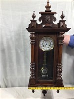 CLOCK, MANUFACTURER UNKNOWN, WITH KEY, UNKNOWN