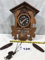 WEST GERMANY CUCKOO CLOCK, WORKING CONDITION