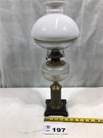 BRASS BASE OIL LAMP