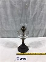 ANTIQUE FURNITURE, CLOCKS, LAMPS AND OIL LAMPS