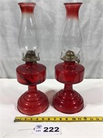 ANTIQUE FURNITURE, CLOCKS, LAMPS AND OIL LAMPS