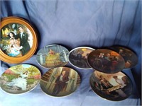 8 Collector Plates Gone With Wind & Rockwell