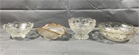 Lot of 4 Glass Bowls