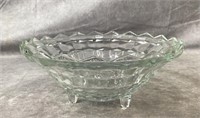 4"x10” Glass Footed bowl