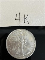 1 oz American Eagle Silver Dollar 1992