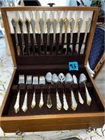 set of silverwear and box