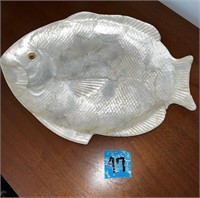 Fish tray- handmade of real fish scales