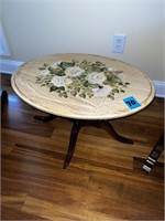 handpainted table