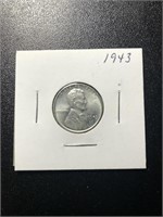1943 Steel Lincoln Cent AU