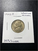 1942-P Silver Nickel AU
