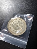 2 Mexican Un Peso Coins 10% Silver