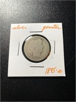 1895-S Silver Quarter