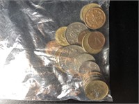 Bag Of Misc. Foreign Coins