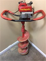 EARTHQUAKE AUGER POST HOLE DRILLER