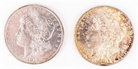 Coin 1878TF + 1878-S Morgan Silver Dollars, AU
