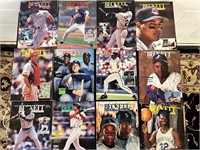 12 Vintage Beckett baseball monthly magazines