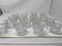 45 Vintage Anchor Hocking Wexford punch cups