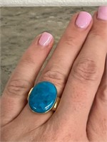925 turquoise ring