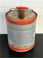 Galvanized Gas Can with Sunflower lid-