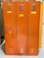 3 Door School Lockers, Open End,