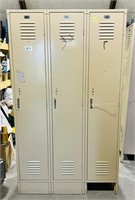 3 Door School Lockers,45” w x 78” h x 18” d
